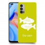 דגים כיסוי מגן קשיח בעיצוב אישי עם השם שלך ל Oppo Reno4 5G יחידה אחת סקרין מובייל