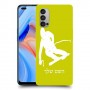 סקִי כיסוי מגן קשיח בעיצוב אישי עם השם שלך ל Oppo Reno4 5G יחידה אחת סקרין מובייל