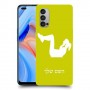 אימון ספורט - אישה כיסוי מגן קשיח בעיצוב אישי עם השם שלך ל Oppo Reno4 5G יחידה אחת סקרין מובייל