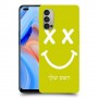 סמיילי כיסוי מגן קשיח בעיצוב אישי עם השם שלך ל Oppo Reno4 5G יחידה אחת סקרין מובייל