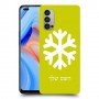 שלג כיסוי מגן קשיח בעיצוב אישי עם השם שלך ל Oppo Reno4 5G יחידה אחת סקרין מובייל