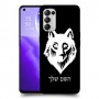 זאב כיסוי מגן קשיח בעיצוב אישי עם השם שלך ל Oppo Reno5 5G יחידה אחת סקרין מובייל