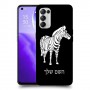 זברה כיסוי מגן קשיח בעיצוב אישי עם השם שלך ל Oppo Reno5 5G יחידה אחת סקרין מובייל