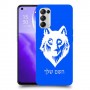 זאב כיסוי מגן קשיח בעיצוב אישי עם השם שלך ל Oppo Reno5 5G יחידה אחת סקרין מובייל
