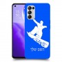 סנובורד כיסוי מגן קשיח בעיצוב אישי עם השם שלך ל Oppo Reno5 5G יחידה אחת סקרין מובייל