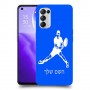 שחקן טניס כיסוי מגן קשיח בעיצוב אישי עם השם שלך ל Oppo Reno5 5G יחידה אחת סקרין מובייל