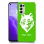 זאב כיסוי מגן קשיח בעיצוב אישי עם השם שלך ל Oppo Reno5 5G יחידה אחת סקרין מובייל