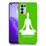 יוגה כיסוי מגן קשיח בעיצוב אישי עם השם שלך ל Oppo Reno5 5G יחידה אחת סקרין מובייל
