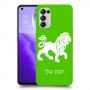 אריה כיסוי מגן קשיח בעיצוב אישי עם השם שלך ל Oppo Reno5 5G יחידה אחת סקרין מובייל