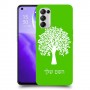 עץ כיסוי מגן קשיח בעיצוב אישי עם השם שלך ל Oppo Reno5 5G יחידה אחת סקרין מובייל