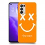 סמיילי כיסוי מגן קשיח בעיצוב אישי עם השם שלך ל Oppo Reno5 5G יחידה אחת סקרין מובייל
