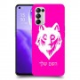זאב כיסוי מגן קשיח בעיצוב אישי עם השם שלך ל Oppo Reno5 5G יחידה אחת סקרין מובייל