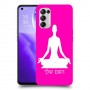 יוגה כיסוי מגן קשיח בעיצוב אישי עם השם שלך ל Oppo Reno5 5G יחידה אחת סקרין מובייל