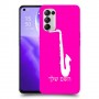 סקספון כיסוי מגן קשיח בעיצוב אישי עם השם שלך ל Oppo Reno5 5G יחידה אחת סקרין מובייל