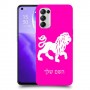 אריה כיסוי מגן קשיח בעיצוב אישי עם השם שלך ל Oppo Reno5 5G יחידה אחת סקרין מובייל
