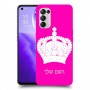 כתר מלכותי כיסוי מגן קשיח בעיצוב אישי עם השם שלך ל Oppo Reno5 5G יחידה אחת סקרין מובייל