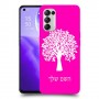 עץ כיסוי מגן קשיח בעיצוב אישי עם השם שלך ל Oppo Reno5 5G יחידה אחת סקרין מובייל