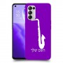 סקספון כיסוי מגן קשיח בעיצוב אישי עם השם שלך ל Oppo Reno5 5G יחידה אחת סקרין מובייל