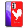 תרנגול כיסוי מגן קשיח בעיצוב אישי עם השם שלך ל Oppo Reno5 5G יחידה אחת סקרין מובייל