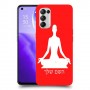 יוגה כיסוי מגן קשיח בעיצוב אישי עם השם שלך ל Oppo Reno5 5G יחידה אחת סקרין מובייל