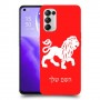 אריה כיסוי מגן קשיח בעיצוב אישי עם השם שלך ל Oppo Reno5 5G יחידה אחת סקרין מובייל