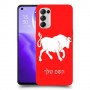 שור כיסוי מגן קשיח בעיצוב אישי עם השם שלך ל Oppo Reno5 5G יחידה אחת סקרין מובייל