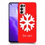 שלג כיסוי מגן קשיח בעיצוב אישי עם השם שלך ל Oppo Reno5 5G יחידה אחת סקרין מובייל