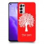 עץ כיסוי מגן קשיח בעיצוב אישי עם השם שלך ל Oppo Reno5 5G יחידה אחת סקרין מובייל