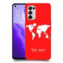 מפת העולם כיסוי מגן קשיח בעיצוב אישי עם השם שלך ל Oppo Reno5 5G יחידה אחת סקרין מובייל