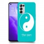 סמל יינג יאנג - סין כיסוי מגן קשיח בעיצוב אישי עם השם שלך ל Oppo Reno5 5G יחידה אחת סקרין מובייל