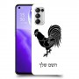 תרנגול כיסוי מגן קשיח בעיצוב אישי עם השם שלך ל Oppo Reno5 5G יחידה אחת סקרין מובייל