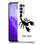 עקרב כיסוי מגן קשיח בעיצוב אישי עם השם שלך ל Oppo Reno5 5G יחידה אחת סקרין מובייל