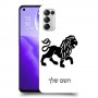 אריה כיסוי מגן קשיח בעיצוב אישי עם השם שלך ל Oppo Reno5 5G יחידה אחת סקרין מובייל