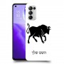 שור כיסוי מגן קשיח בעיצוב אישי עם השם שלך ל Oppo Reno5 5G יחידה אחת סקרין מובייל