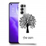 עץ כיסוי מגן קשיח בעיצוב אישי עם השם שלך ל Oppo Reno5 5G יחידה אחת סקרין מובייל
