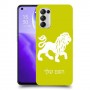 אריה כיסוי מגן קשיח בעיצוב אישי עם השם שלך ל Oppo Reno5 5G יחידה אחת סקרין מובייל
