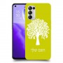 עץ כיסוי מגן קשיח בעיצוב אישי עם השם שלך ל Oppo Reno5 5G יחידה אחת סקרין מובייל