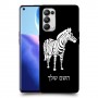 זברה כיסוי מגן קשיח בעיצוב אישי עם השם שלך ל Oppo Reno5 Pro 5G יחידה אחת סקרין מובייל
