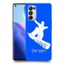 סנובורד כיסוי מגן קשיח בעיצוב אישי עם השם שלך ל Oppo Reno5 Pro 5G יחידה אחת סקרין מובייל
