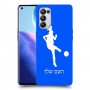 כדורגל - אישה כיסוי מגן קשיח בעיצוב אישי עם השם שלך ל Oppo Reno5 Pro 5G יחידה אחת סקרין מובייל