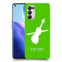 כינור כיסוי מגן קשיח בעיצוב אישי עם השם שלך ל Oppo Reno5 Pro 5G יחידה אחת סקרין מובייל