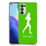 ג'וגלין - אישה כיסוי מגן קשיח בעיצוב אישי עם השם שלך ל Oppo Reno5 Pro 5G יחידה אחת סקרין מובייל