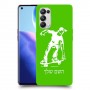 ילד סקייטבורד כיסוי מגן קשיח בעיצוב אישי עם השם שלך ל Oppo Reno5 Pro 5G יחידה אחת סקרין מובייל