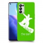 סנובורד כיסוי מגן קשיח בעיצוב אישי עם השם שלך ל Oppo Reno5 Pro 5G יחידה אחת סקרין מובייל