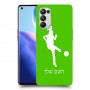 כדורגל - אישה כיסוי מגן קשיח בעיצוב אישי עם השם שלך ל Oppo Reno5 Pro 5G יחידה אחת סקרין מובייל