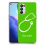 רופא סטטוסקופ כיסוי מגן קשיח בעיצוב אישי עם השם שלך ל Oppo Reno5 Pro 5G יחידה אחת סקרין מובייל