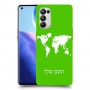 מפת העולם כיסוי מגן קשיח בעיצוב אישי עם השם שלך ל Oppo Reno5 Pro 5G יחידה אחת סקרין מובייל