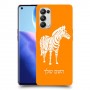 זברה כיסוי מגן קשיח בעיצוב אישי עם השם שלך ל Oppo Reno5 Pro 5G יחידה אחת סקרין מובייל