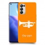 חצוצרה כיסוי מגן קשיח בעיצוב אישי עם השם שלך ל Oppo Reno5 Pro 5G יחידה אחת סקרין מובייל