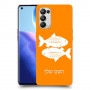 דגים כיסוי מגן קשיח בעיצוב אישי עם השם שלך ל Oppo Reno5 Pro 5G יחידה אחת סקרין מובייל